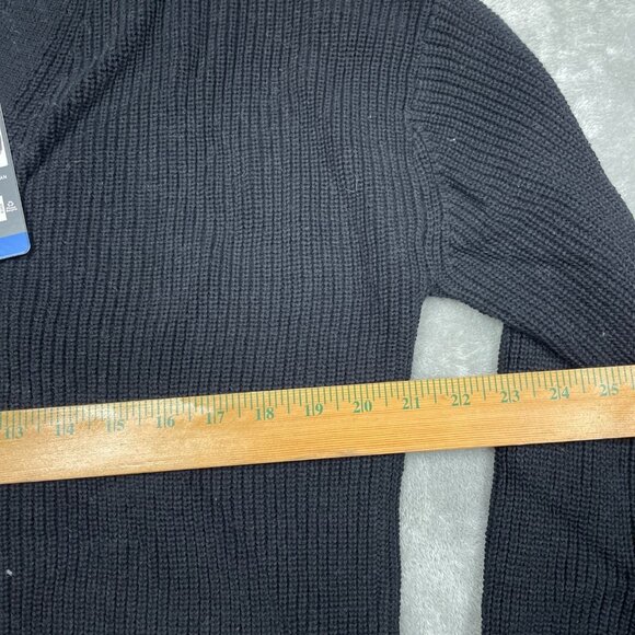 Hudson Los Angeles Cotton Buttondown Cardigan L Black NWT 6518 - Picture 7 of 8